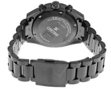 Seiko Prospex Speedtimer The Black Series Limited Edition Black Dial Black Steel Strap Watch for Men - SSC917
