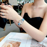 Gucci G Timeless Silver Dial Blue Leather Strap Watch for Women - YA1265039