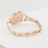 Emporio Armani Aurora Mother of Pearl Grey Dial Rose Gold Steel Strap Watch for Women - AR11139