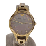 Emporio Armani Aurora Multitone Dial Gold Steel Strap Watch for Women - AR11140