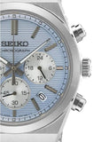 Seiko Conceptual Chronograph Ice Blue Dial Silver Steel Strap Watch for Men - SSB459P1