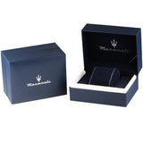 Maserati Velocità Date Black Dial Silver Steel Strap Watch for Men - R8853152002
