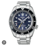Seiko Prospex Diver Scuba Automatic Blue Dial Silver Steel Strap Watch for Men - SBEJ021