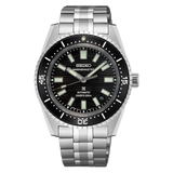 Seiko Prospex 1965 Heritage Divers Automatic Black Dial Silver Steel Strap Watch for Men - SPB453J1