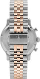 Maserati Epoca Limited Edition Chronograph Blue Dial Two Tone Steel Strap Watch for Men - R8873618021