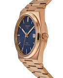 Tissot PRX Powermatic 80 Blue Dial Rose Gold Steel Strap Watch for Men - T137.407.33.041.00