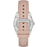 Emporio Armani Tazio Mother of Pearl Dial Pink Leather Strap Watch for Women - AR6133