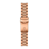 Tissot PRS 516 Chronograph Black Dial Rose Gold Steel Strap Watch for Men - T149.417.33.051.00