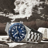 Seiko Prospex 1965 Heritage Diver’s Automatic Blue Dial Silver Steel Strap Watch for Men - SPB451J1