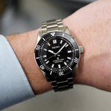 Seiko Prospex 1965 Heritage Divers Automatic Black Dial Silver Steel Strap Watch for Men - SPB453J1