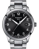 Tissot T-Sport Gent XL Black Dial Silver Steel Strap Watch for Men - T116.410.11.057.00