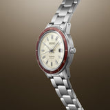 Seiko Presage Champagne Dial Silver Steel Strap Watch For Men - SRPH93J1