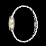 Seiko Presage Cocktail Time Automatic Diamonds White Dial Two Tone Steel Strap Watch for Women - SRE010J1