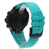 Tissot T Race Chronograph Black Dial Green Rubber Strap Watch for Men - T141.417.37.051.01