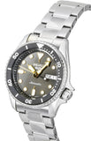 Seiko 5 Sports SKX Street Stonewash Black Dial Silver Steel Strap Watch for Men - SRPL79K1
