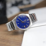 Seiko Conceptual Blue Dial Silver Steel Strap Watch for Men - SUR555P1
