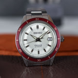 Seiko Presage Champagne Dial Silver Steel Strap Watch For Men - SRPH93J1