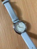 Emporio Armani Valeria Mother of Pearl Dial Blue Leather Strap Watch for Women - AR11032