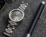 Tissot PRC 100 Solar Quartz Silver Dial Brown Leather Strap Watch for Men - T151.422.16.031.00