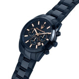 Maserati Attrazione Chronograph Blue Dial Blue Steel Strap Watch for Men - R8873626003