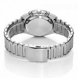Seiko Conceptual Chronograph White Dial Silver Steel Strap Watch for Men - SSB451P1