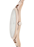 Emporio Armani Aurora Rose Gold Dial Rose Gold Steel Strap Watch for Women - AR11055