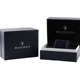 Maserati Stile Chronograph Green Dial Silver Steel Strap Watch for Men - R8873642011