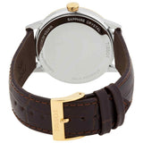 Tissot Classic Dream Ivory Dial Brown Leather Strap Watch for Men - T129.410.26.263.00