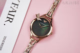 Emporio Armani Aurora Mother of Pearl Grey Dial Rose Gold Steel Strap Watch for Women - AR11139