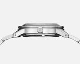 Seiko Presage Style60's Automatic Blue Dial Silver Steel Strap Watch for Men - SRPG05J1