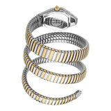 Just Cavalli Cristallo Mother of Pearl Dial Two Tone Steel Strap Watch for Women - JC1L307M0055