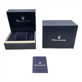 Maserati Velocità Chronograph Blue Dial Silver Steel Strap Watch for Men - R8873652001