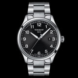 Tissot T-Sport Gent XL Black Dial Silver Steel Strap Watch for Men - T116.410.11.057.00