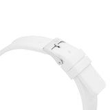 Lacoste Polaroid White Dial White Rubber Strap Watch for Men - 2011130