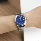 Seiko Conceptual Blue Dial Silver Steel Strap Watch for Men - SUR555P1