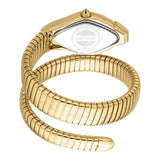 Just Cavalli Brillante Green Dial Gold Steel Strap Watch for Women - JC1L326M0035