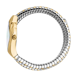 Just Cavalli Brillante Mother of Pearl Dial Two Tone Steel Strap Watch for Women - JC1L326M0055