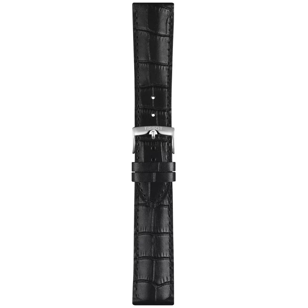 Tissot T-Sport Gent XL Black Dial Black Leather Strap Watch for Men - T116.410.16.057.00