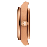 Tissot PRX Diamonds Rose Gold Dial Rose Gold Steel Strap Watch for Women - T137.010.33.506.00
