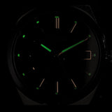 Seiko Conceptual Green Dial Silver Steel Strap Watch for Men - SUR601P1