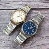Seiko Conceptual Blue Dial Silver Steel Strap Watch for Men - SUR555P1