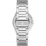 Maserati Successo Chronograph Blue Dial Silver Steel Strap Watch for Men - R8873621037