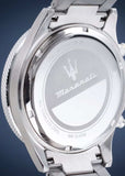 Maserati SFIDA Chronograph Blue Dial Two Tone Steel Strap Watch for Men - R8873640022