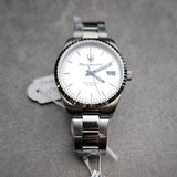Maserati Competizione Silver Dial Silver Steel Strap Watch for Men - R8853100045