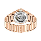 Hugo Boss Candor Automatic Grey Dial Rose Gold Steel Strap Watch for Men - 1514185