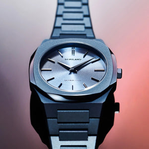 D1 Milano Ultra Thin Blue Dial Blue Steel Strap Watch for Women - D1-UTBL33