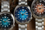 Seiko Prospex US Special Edition King Turtle Automatic Brown Dial Silver Steel Strap Watch for Men - SRPH55