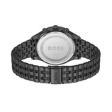 Hugo Boss Avery Chronograph Black Dial Black Steel Strap Watch for Men - 1514256