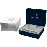 Maserati Tradizione Chronograph Black Dial Black Leather Strap Watch for Men - R8871646001