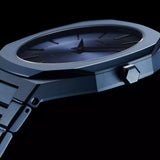 D1 Milano Ultra Thin Blue Dial Blue Steel Strap Watch for Women - D1-UTBL33